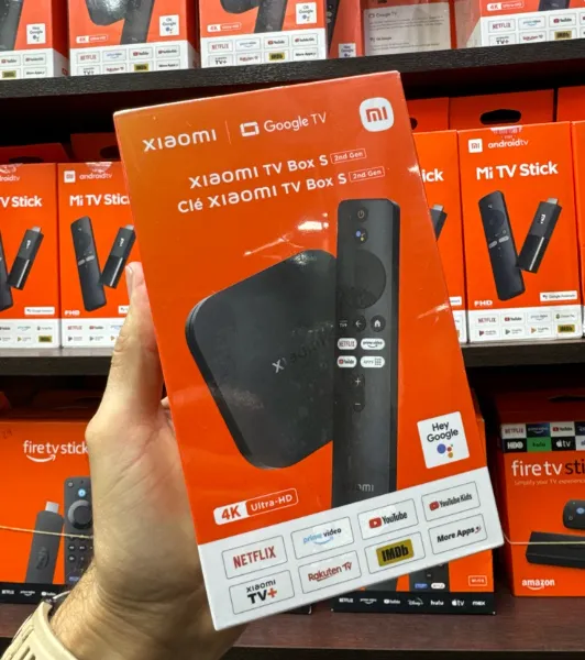 Mi Box Android TV | 8GB Armazenamento | Dolby Audio