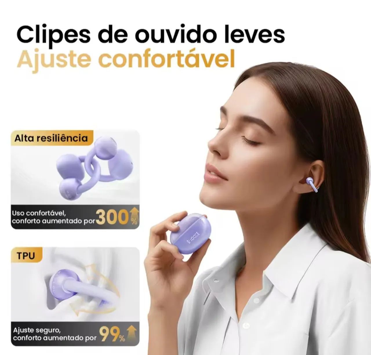 Fones de Ouvido Bluetooth Haylou Airfree  - Foto 4