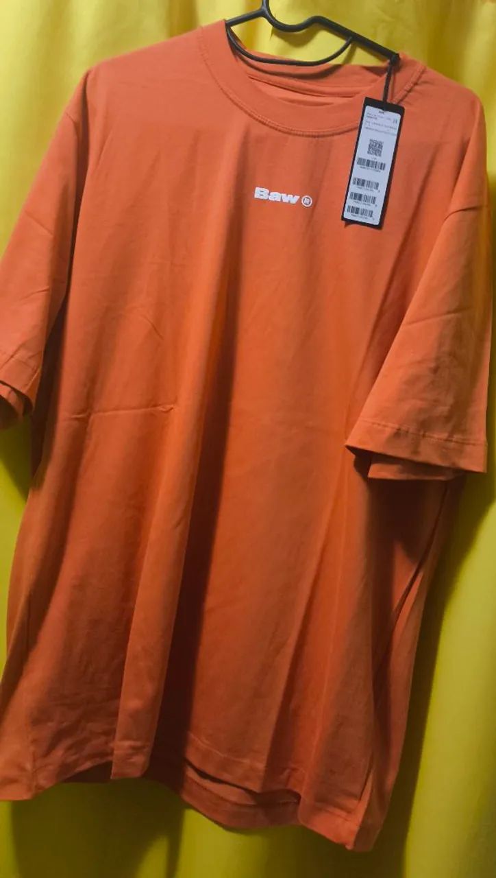 Camiseta Regular Selfie Colors On Laranja G