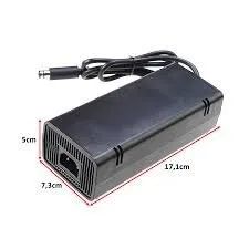 Fonte Para Xbox X-360 E Slim 1 Pino Carregador Bivolt - Foto 2