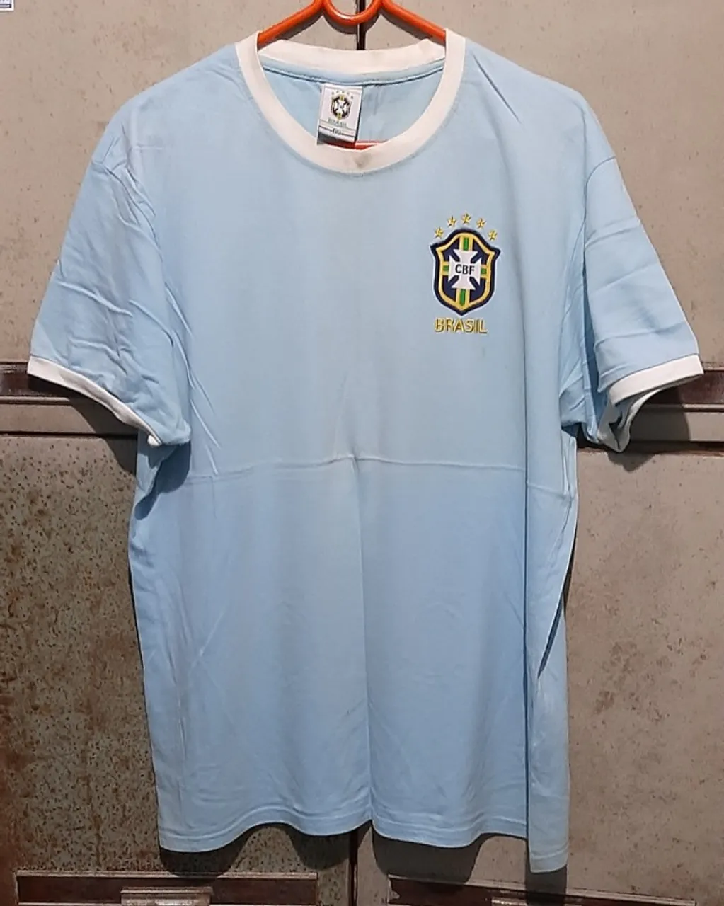 Camisa Azul CBF Retro Original