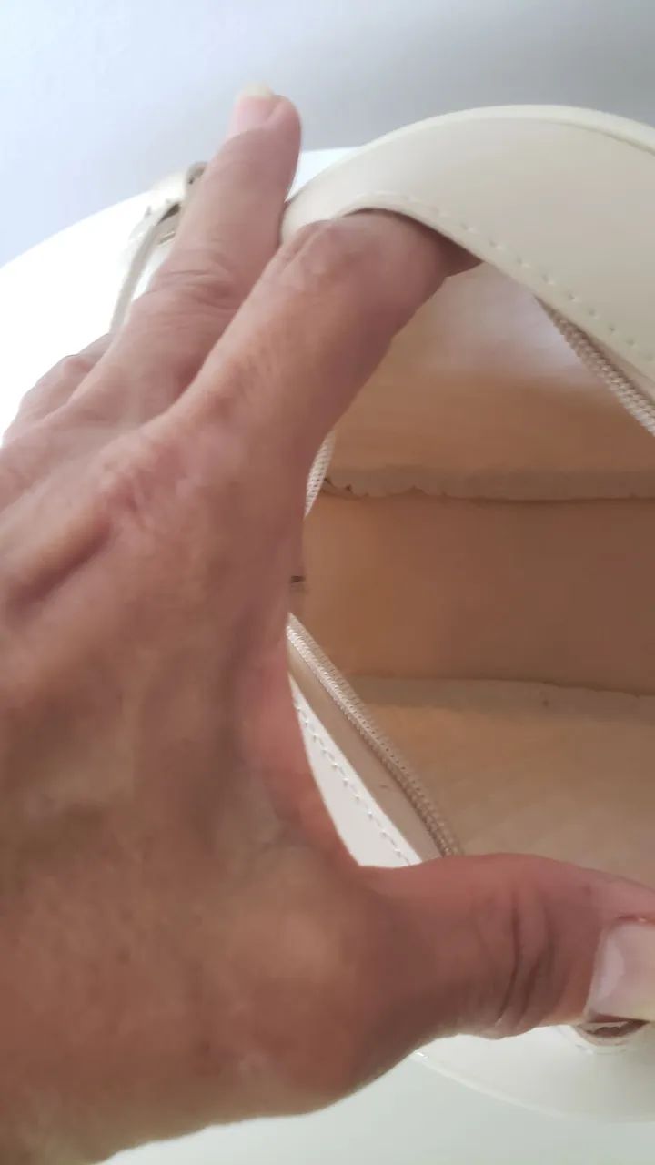 Bolsa de Ombro Bege - Foto 3