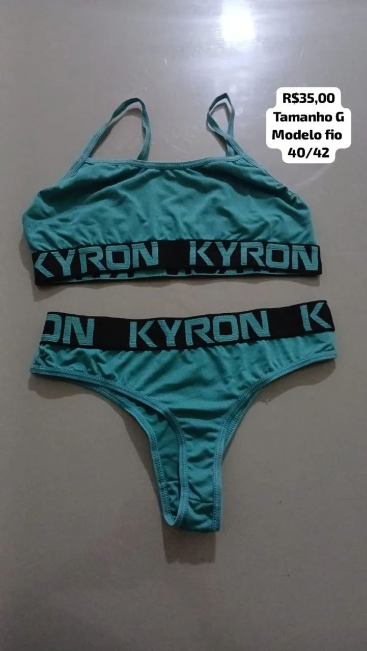 Conjunto de calcinha e sutiã modelo fio tamanho g e GG - Foto 3