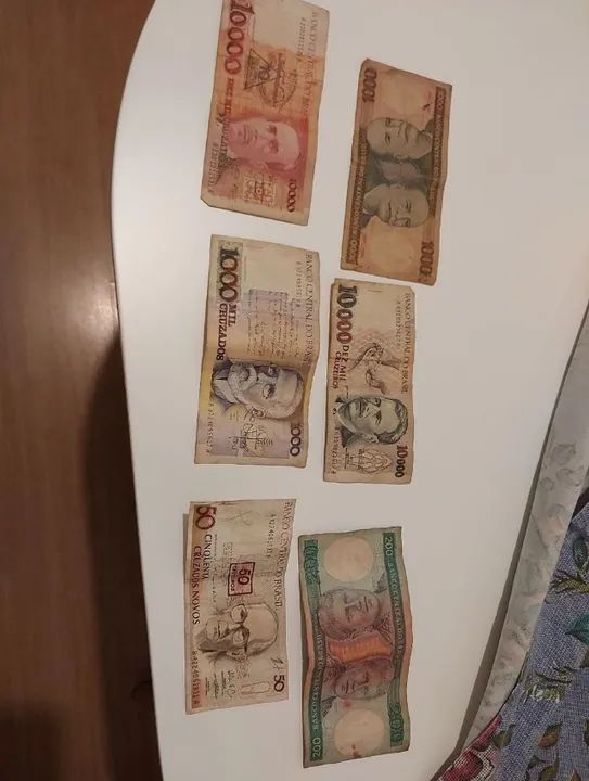 Lote 6 cédulas nacionais