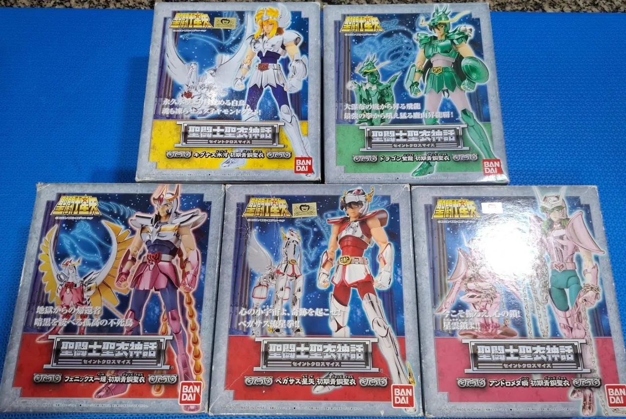 Set Saint Seiya Cloth Myth Bandai V1 Seiya Shun Ikki Hyoga Shiryu 1.0 