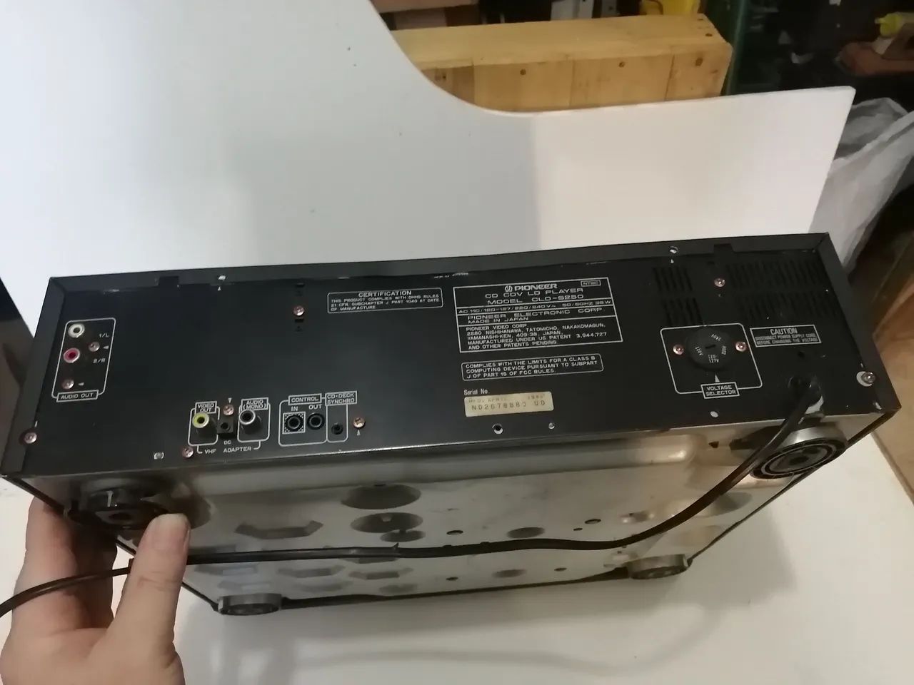 Pioneer CLD-S250 - CD/LD Player, defeito ler - Foto 2