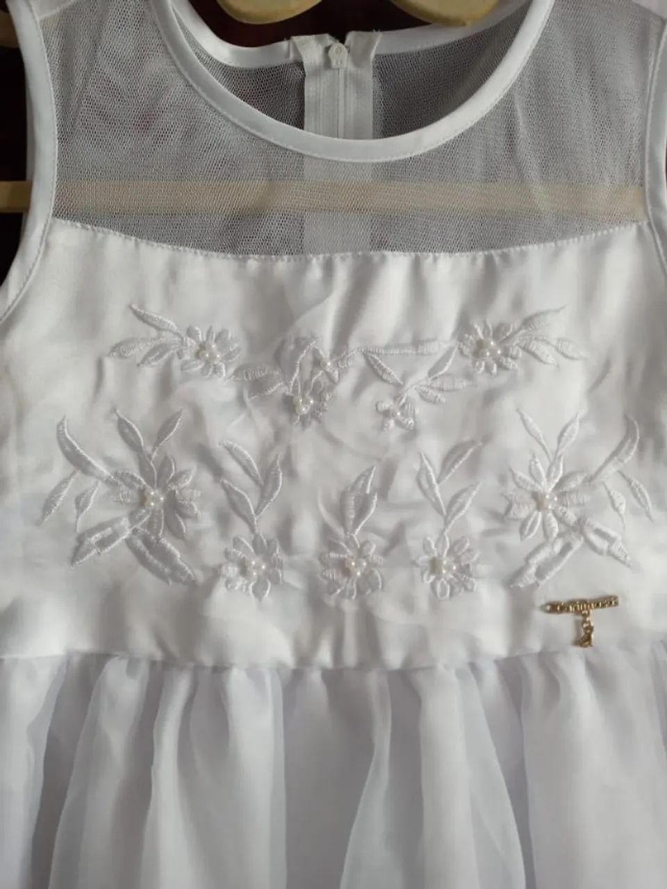 Vestido Branco infantil  - Foto 5