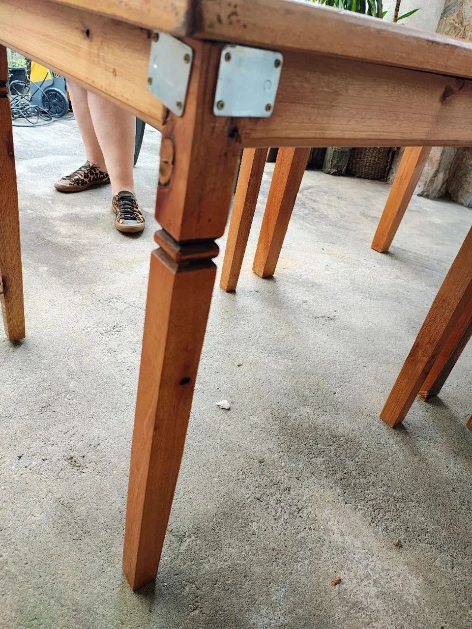 Lote Mesa de Jantar em Madeira Maciça - Foto 6