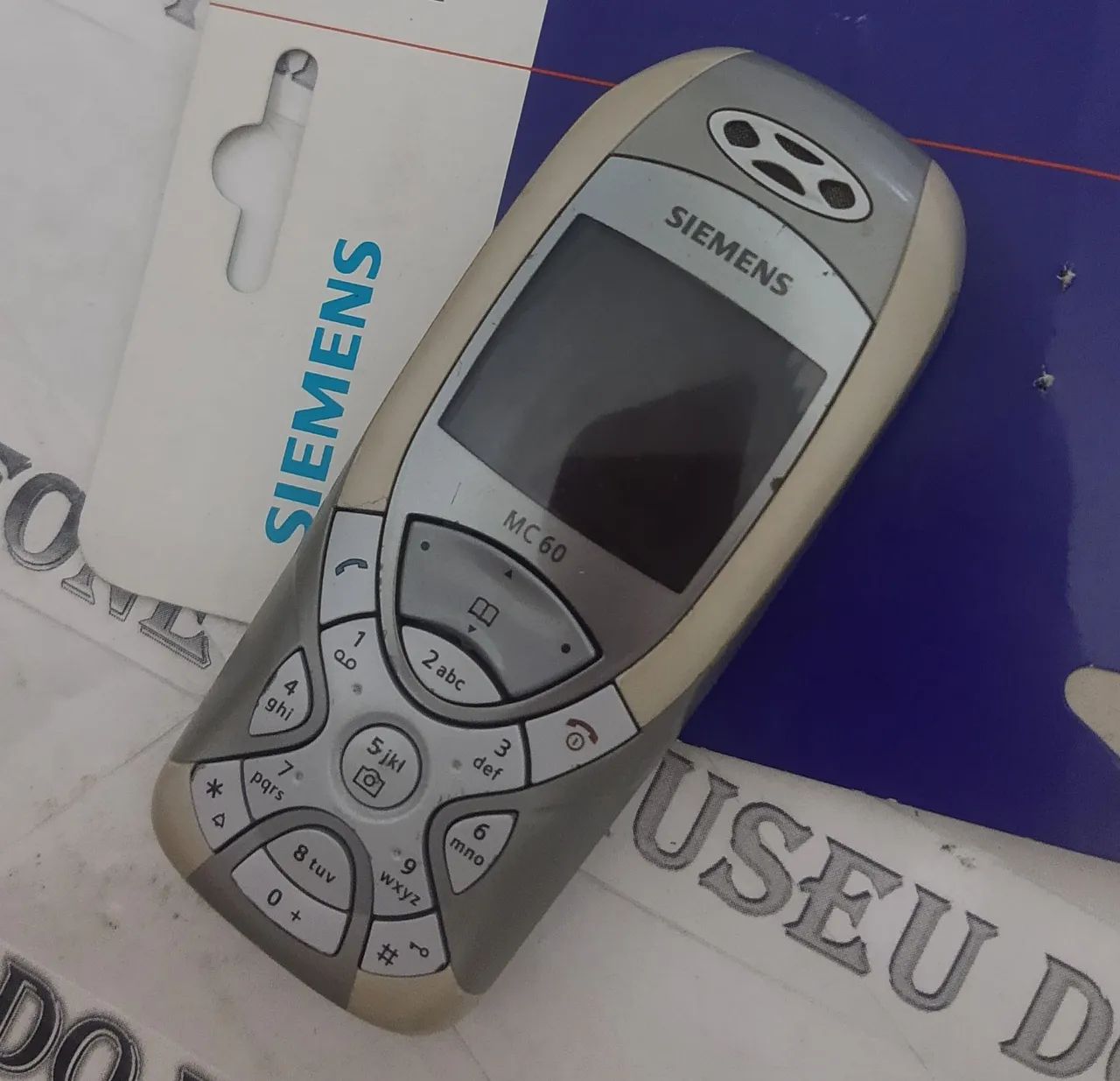 Siemens MC60 da TIM celular antigo RELIQUIA primeiro com câmera  - Foto 3