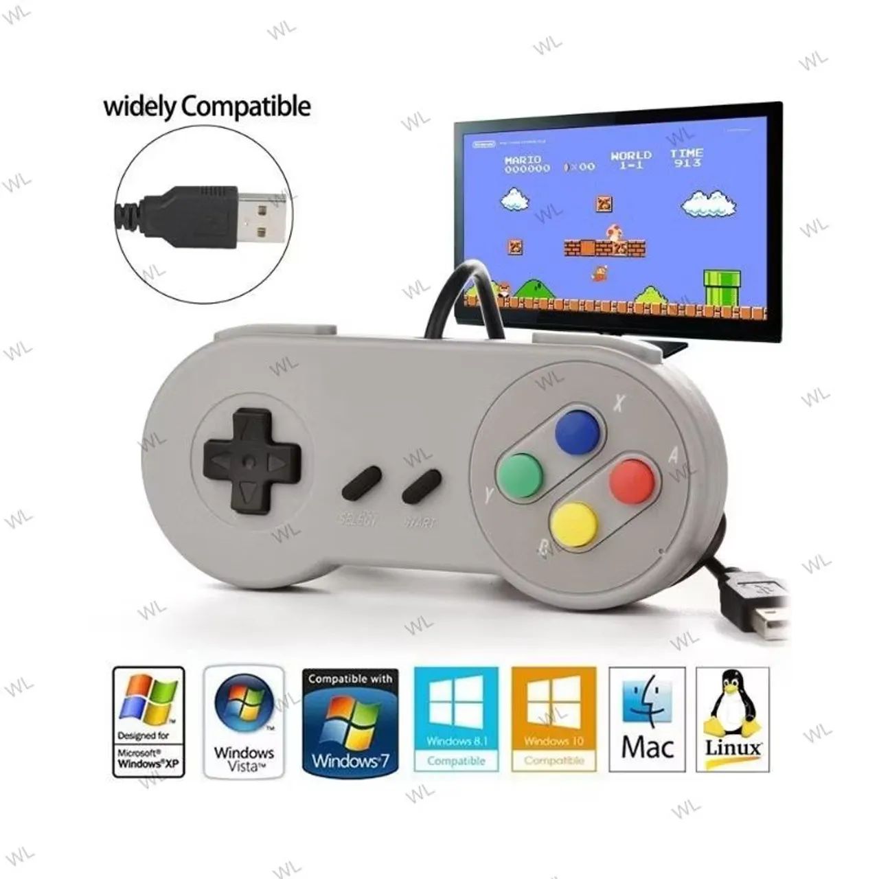 Controle USB Super Nintendo! - Foto 4
