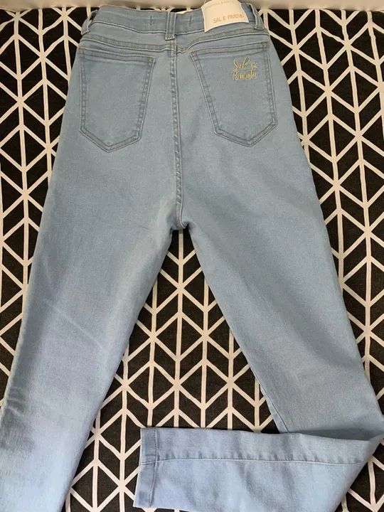 Calça Jeans Clara Sal e Pimenta - Foto 3