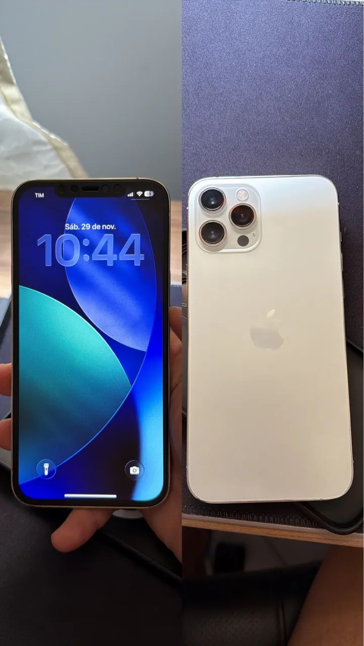 iPhone 12 Pro Max 128GB - Silver - Impecável! - Celulares e