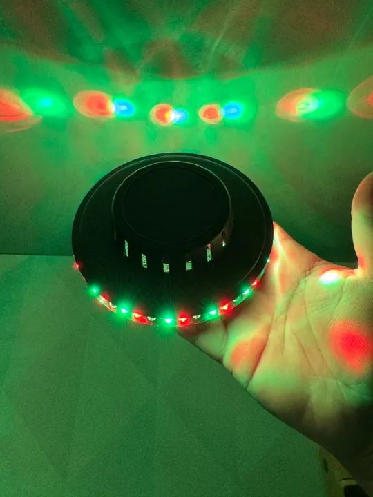 Luzes de Discoteca LED giratória com leds Rotativas  - Foto 6