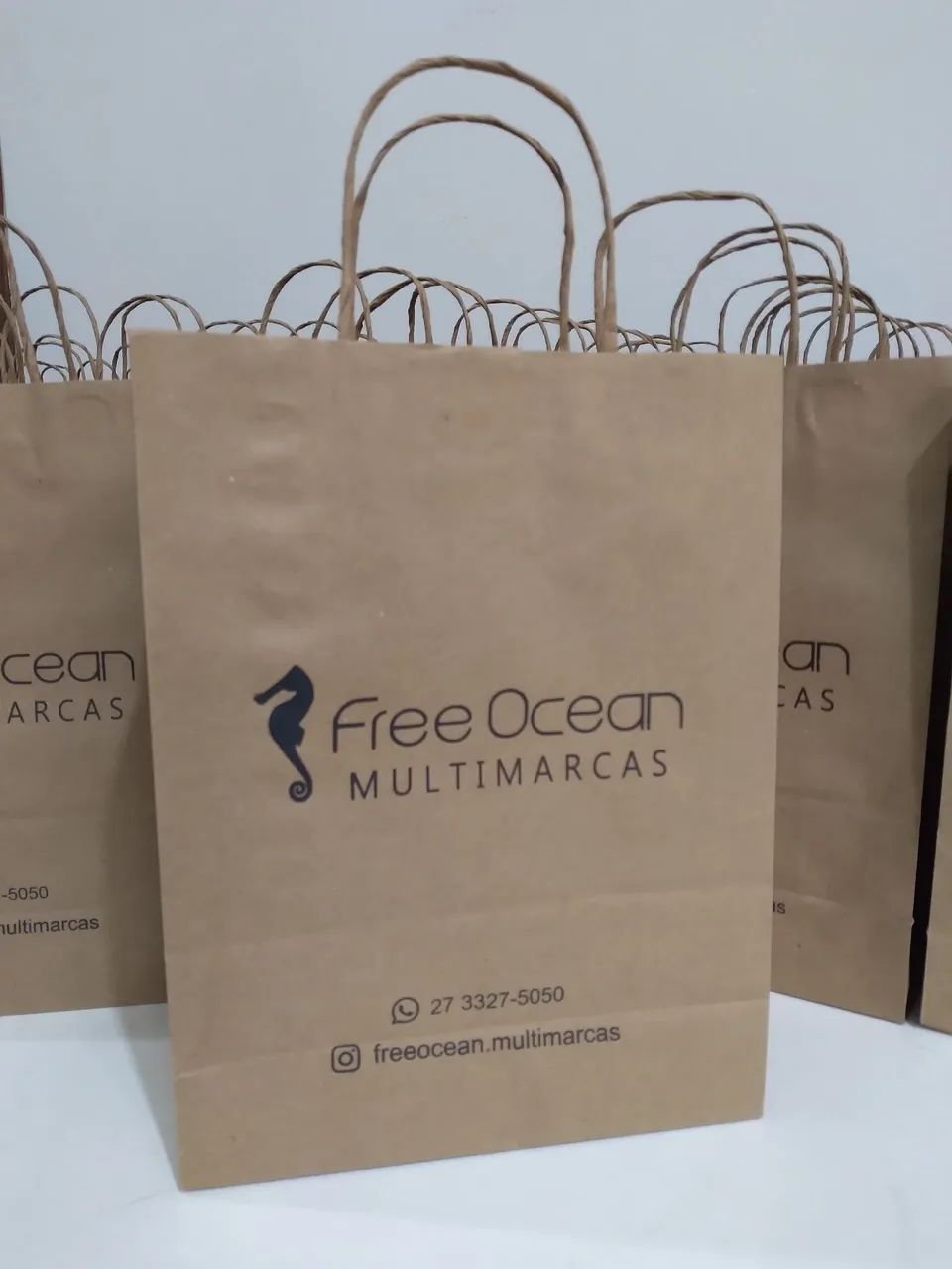 Sacola de Papel Kraft Personalizada  - Foto 4