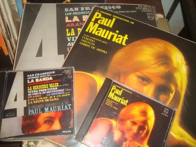 Paul Mauriat, Combo com 4 Lps e de brinde a transformação destes 4 em CD, vol 1 ao vol 12 - Foto 4