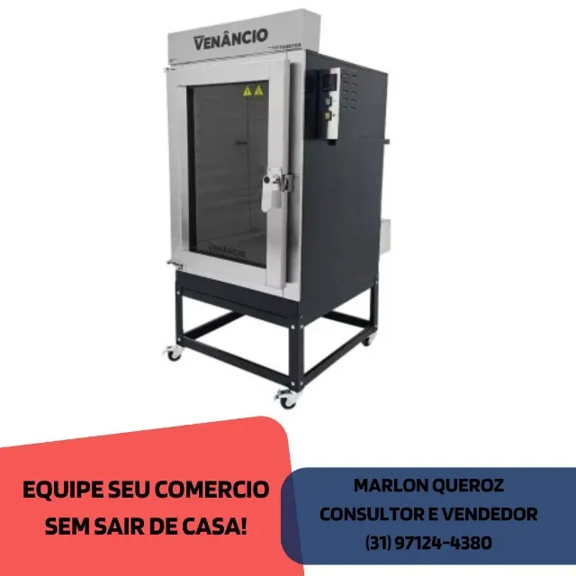 Forno Turbo Elétrico Twister 8 Esteiras Venâncio Monofásico 220V