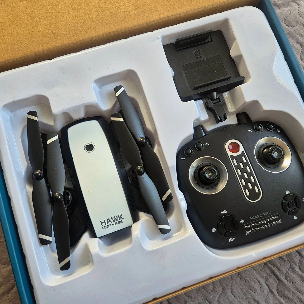 [imperdível!!!] - multilaser drone hawk es257 - nunca usado! - Foto 4