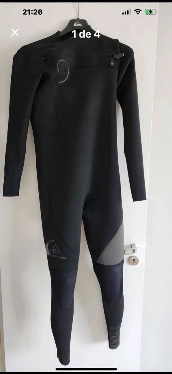 Roupa de Neoprene Quiksilver Syncro 4/3mm - Foto 4