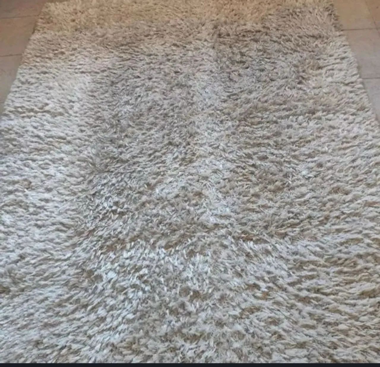 Tapete Peludo Bege Claro 3mx2,5m - Foto 2