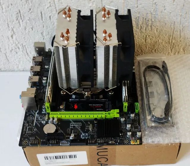 Kit Xeon E5 2680 V4 3.3Ghz Boost, SSD 128Gb M2, 16Gb DDR4 2666Mhz, X99-P4, Cooler G800 RGB - Foto 2