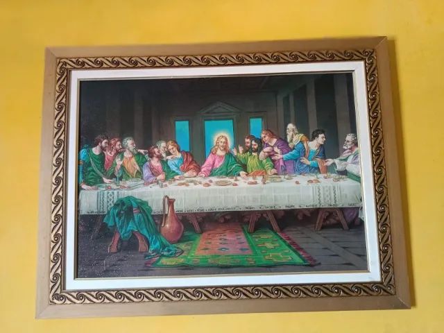 Quadro  santa  ceia 