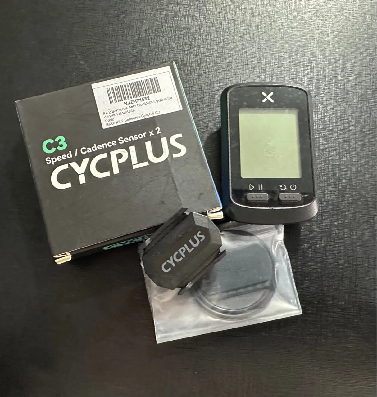 Ciclocomputador velocímetro GPS XOSS G+ ( com sensor de velocidade)