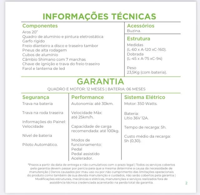 Bike elétrica dobrável LEV - Foto 5
