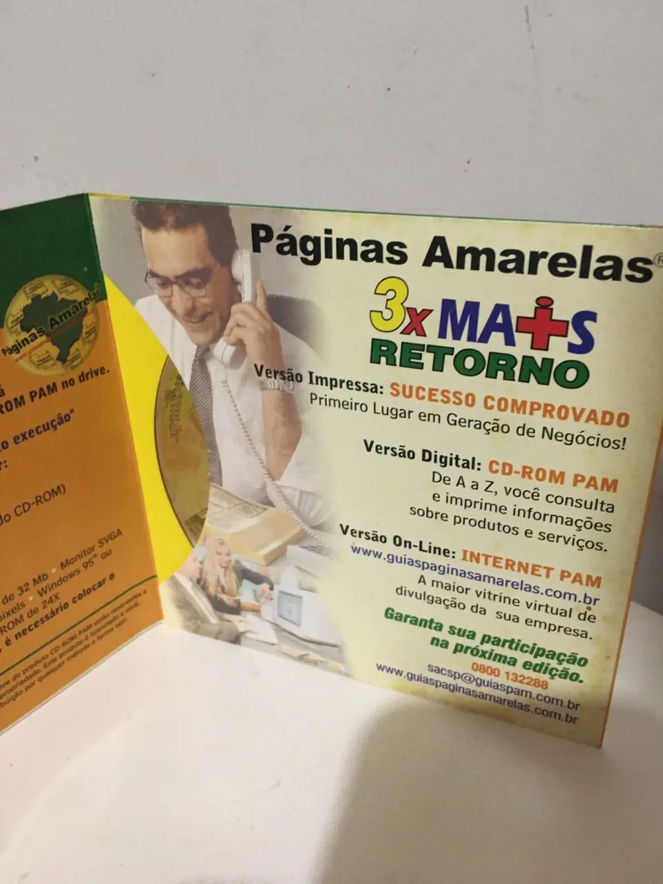 CD-ROM páginas amarelas antigo  - Foto 3