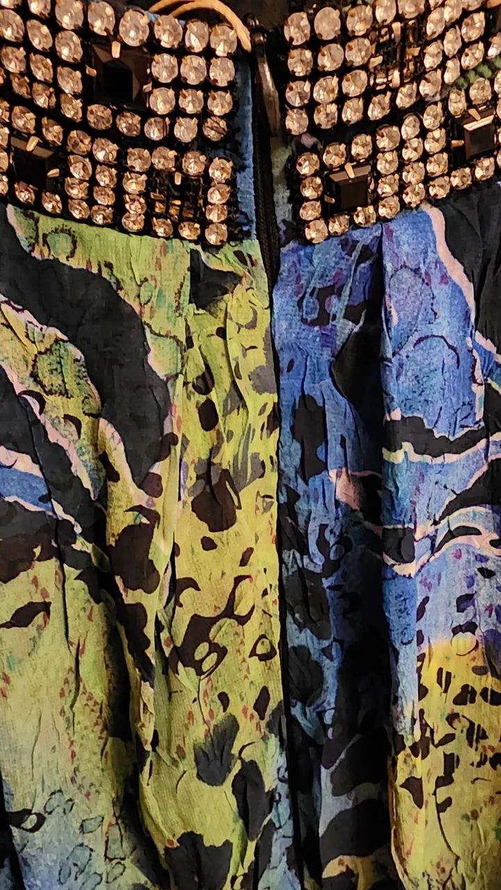 Vestido estampado longo - Foto 4