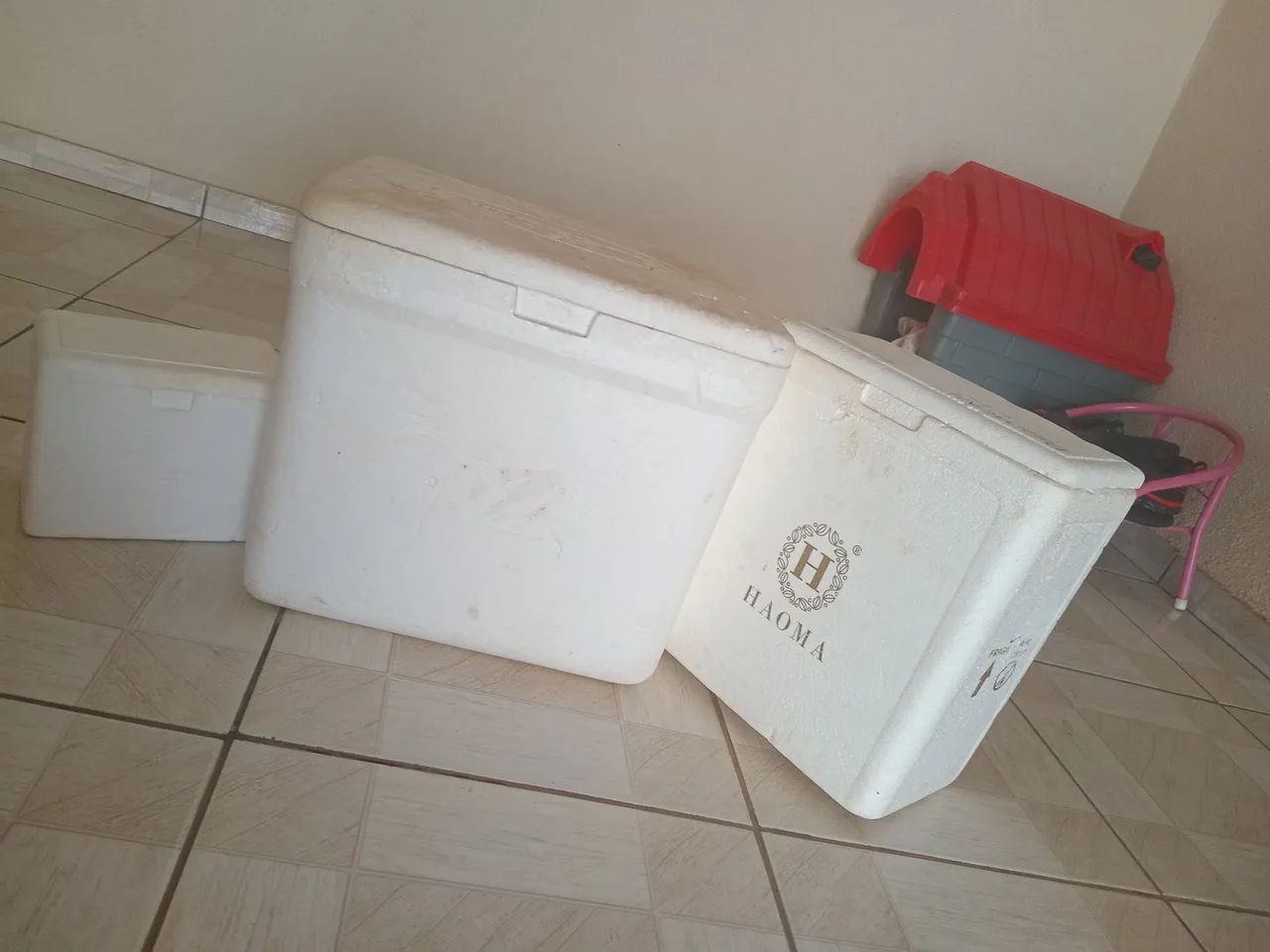3 caixas de isopor  - Foto 2