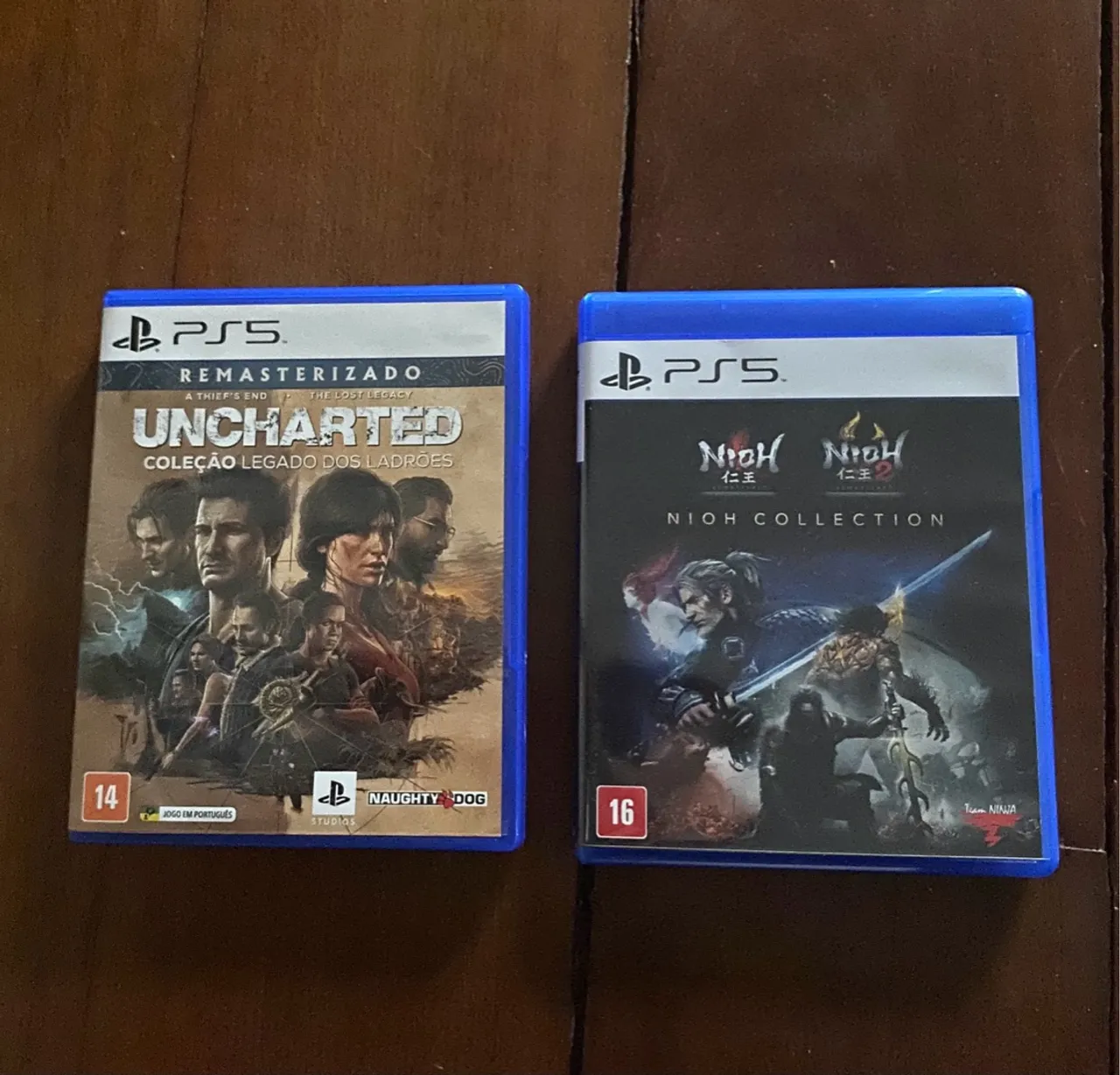 Jogos PS5 - Uncharted Coleção e Nioh Collection