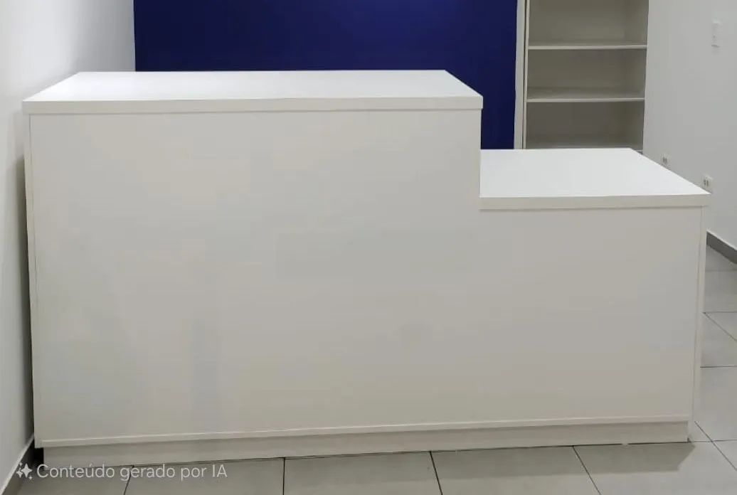 OPORTUNIDADE ** Balcão em mdf branco 18mm em ótimo estado