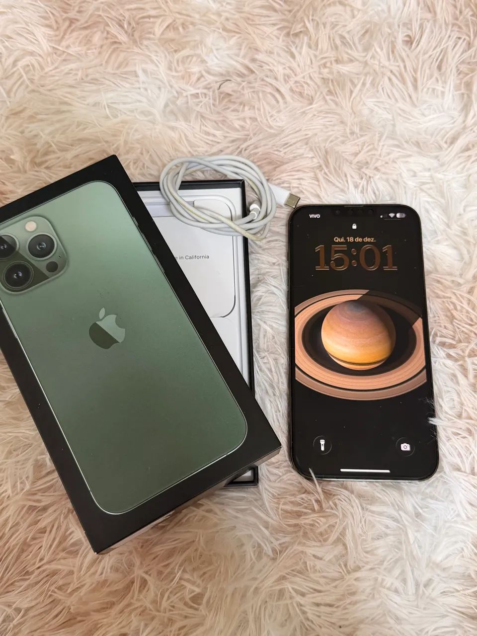 iPhone 13 Pro Max 256gb Verde Impecável!! - Celulares e