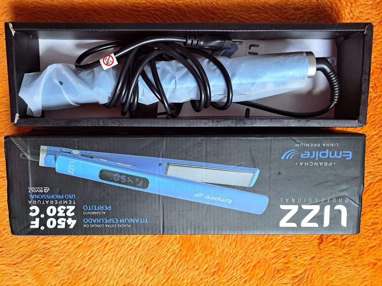 Prancha de Cabelo Lizz Empire Titanium 450°F - Bivolt - Foto 2