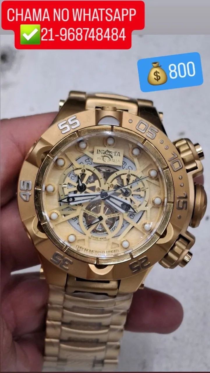 Relógio INVICTA SUBAQUA NOMA 5 FUNCIONAL DISPONÍVEL 
