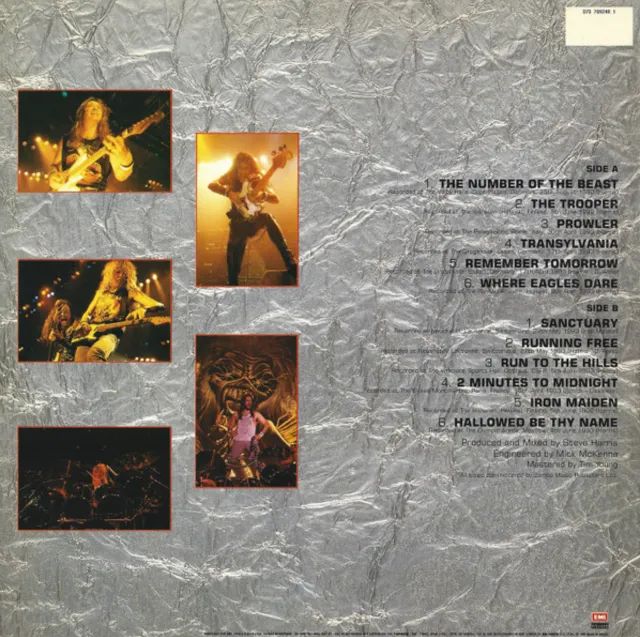LP vinil Iron Maiden A real Dead One - Gatefold e insert - Foto 3
