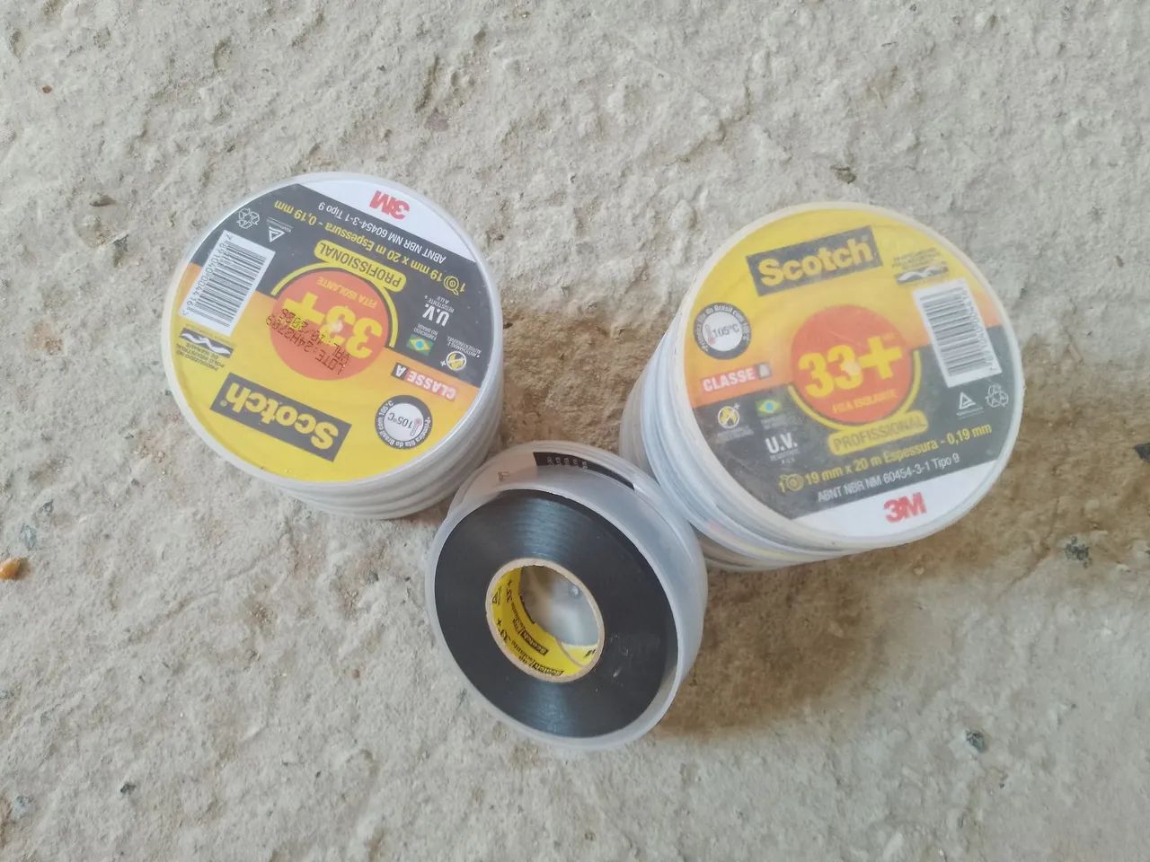 Fita Isolante 3M Scotch 33+ Profissional 19mm x 20m