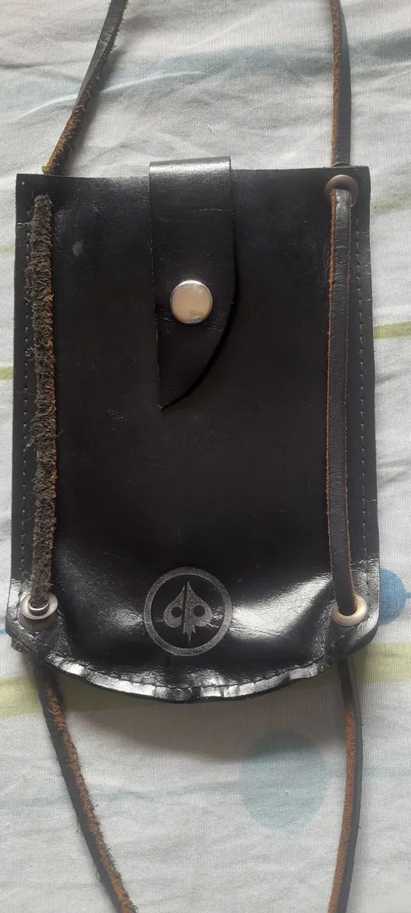 Bolsa porta celular artesanal - Foto 5