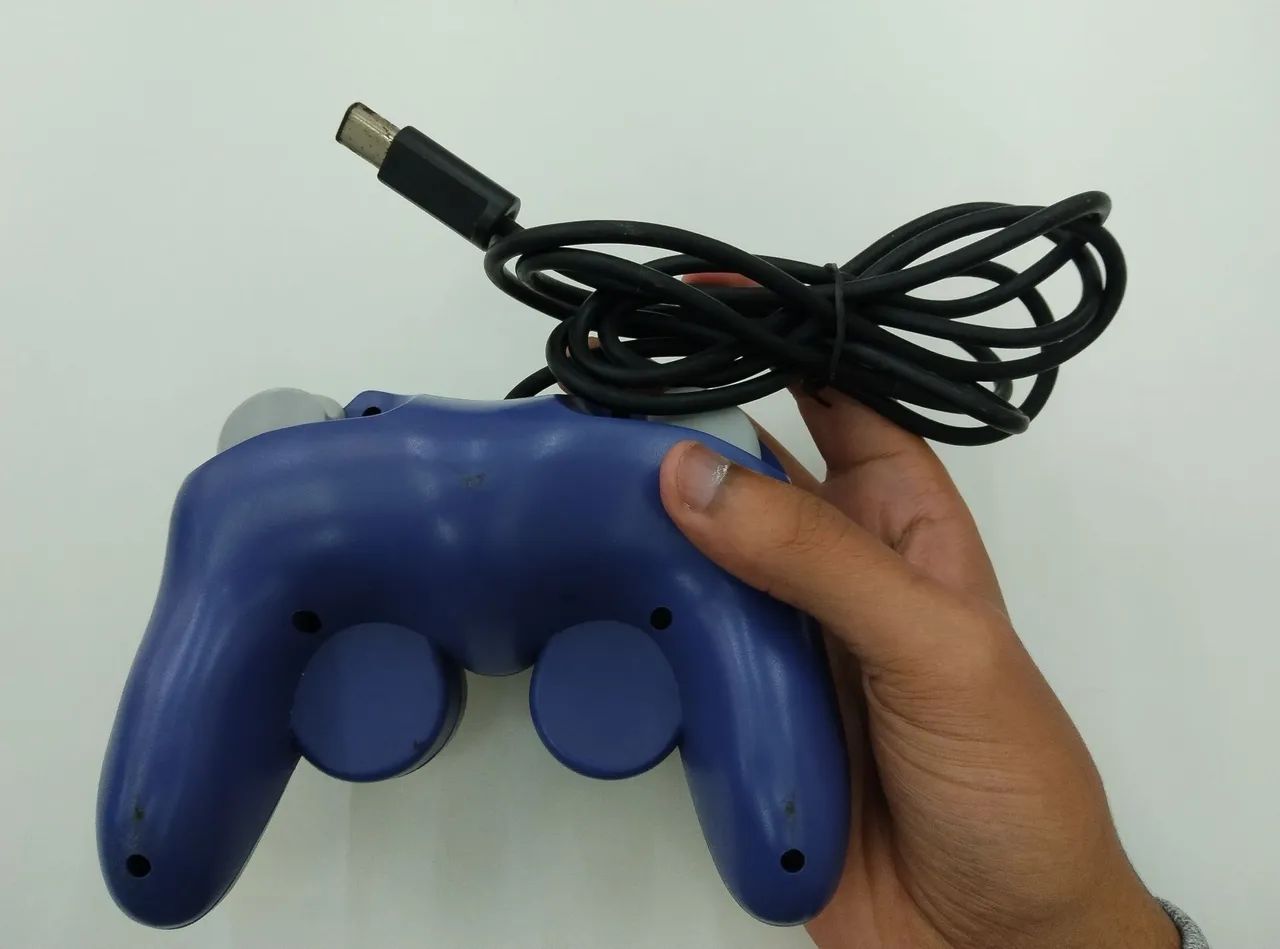 Controle GameCube Leadership Gamer Azul - Foto 2