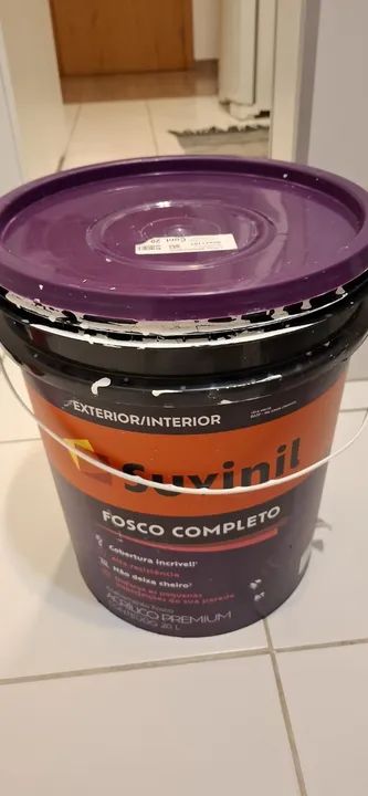Tinta branca Suvinil Fosco Completo