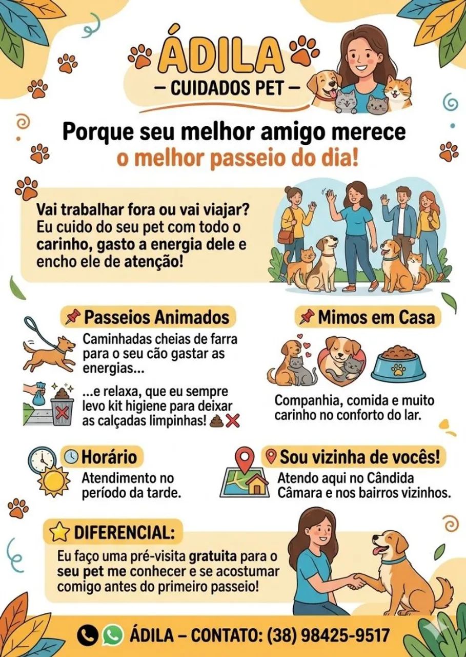 ? Cuidadora de Cães e Gatos / Pet Sitter