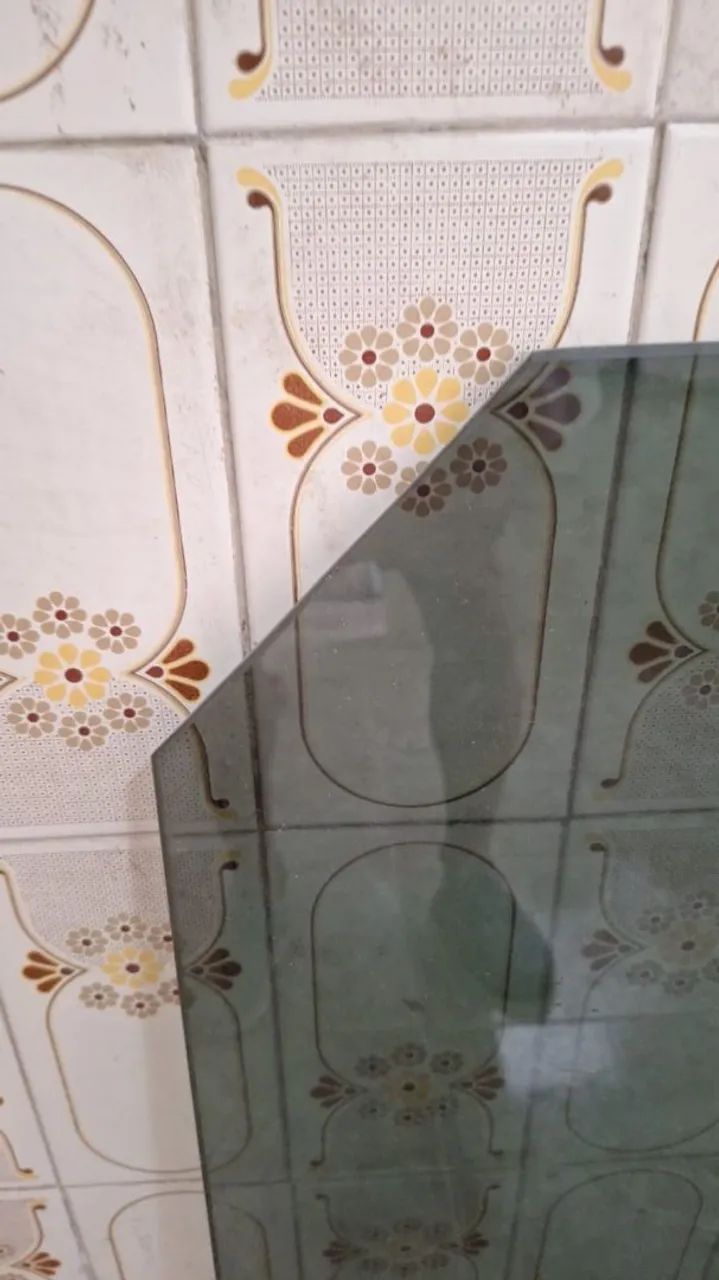 Tampo de vidro para mesa retangular  - Foto 4