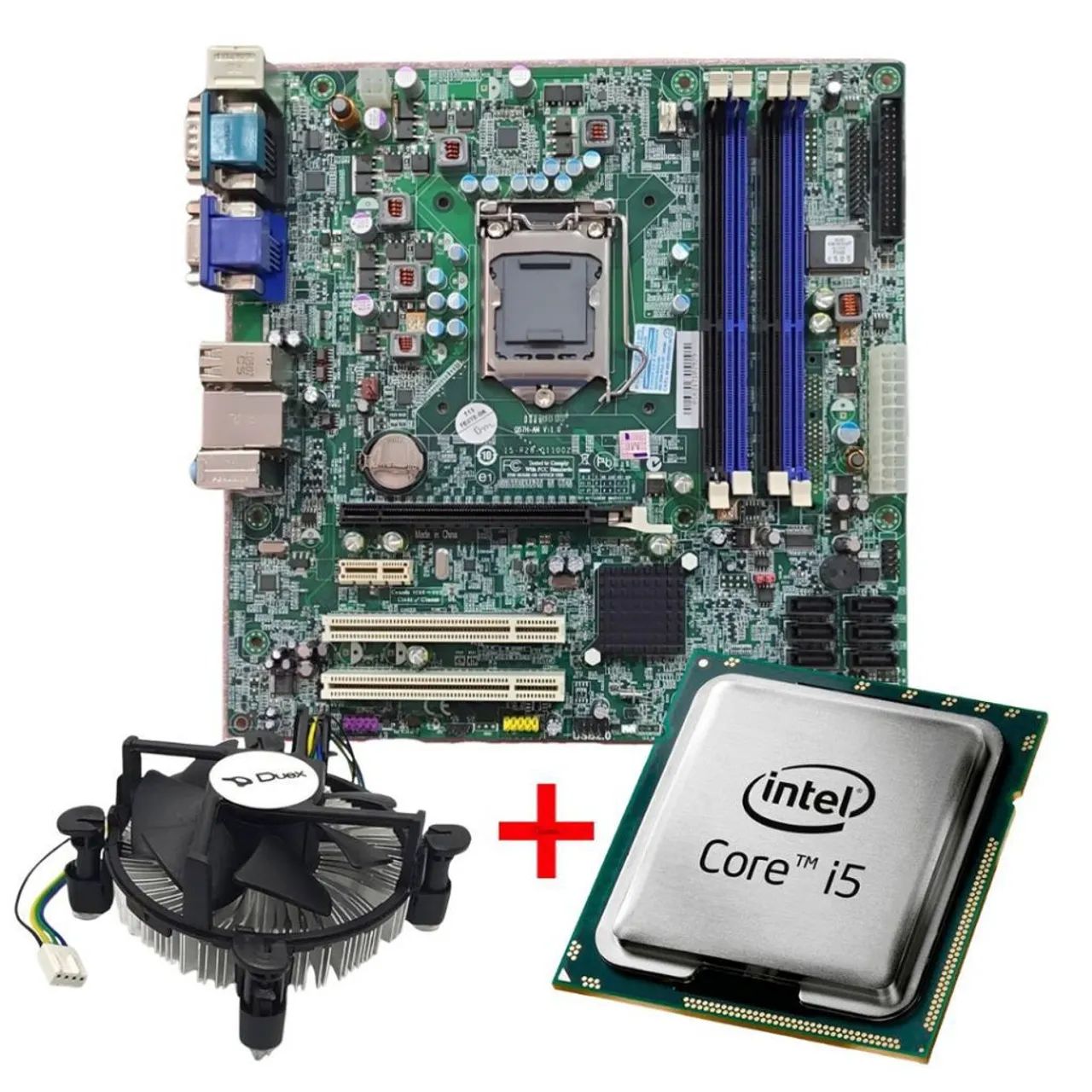 Kit placa mãe+processador+cooler - Foto 2