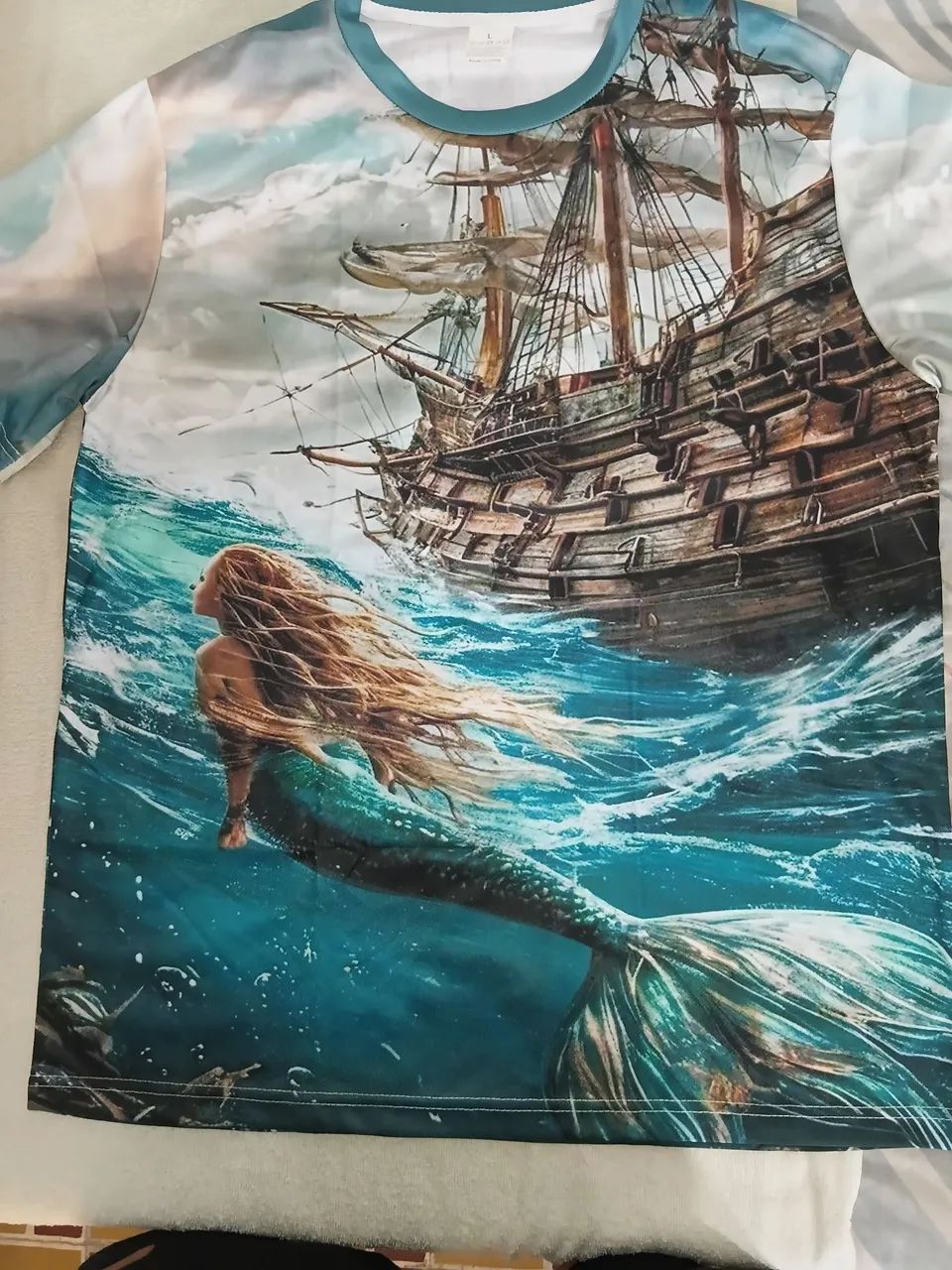 Camisa Estampada Importada Excêntrica - Foto 2