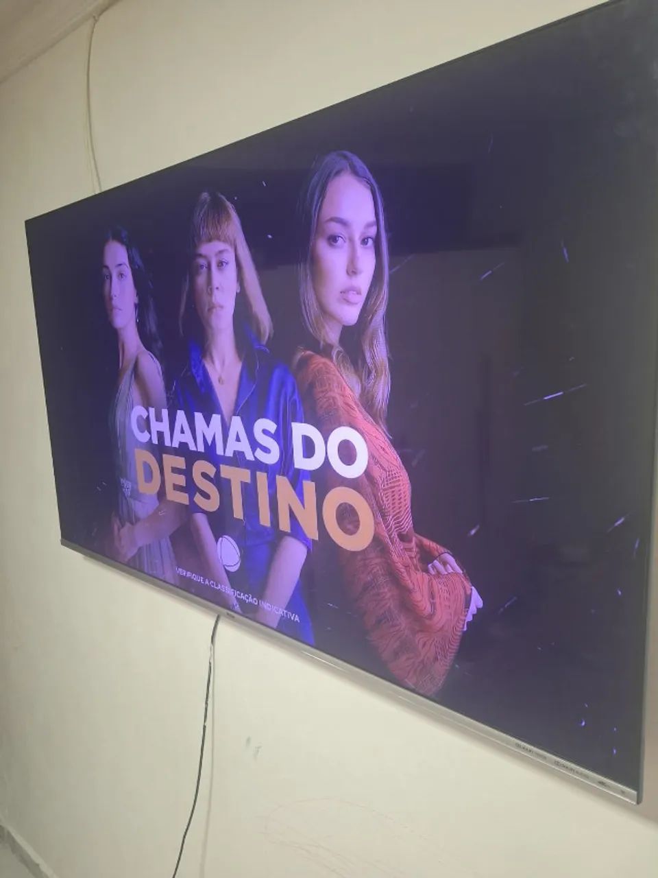 TV 58 polegadas 4k pra sair logo