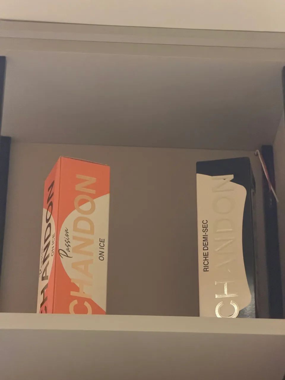 2 Chandon on ice e riche demi-sec