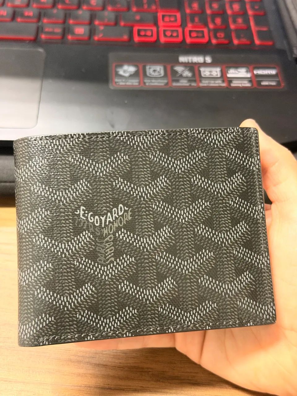 Carteira Goyard Preta