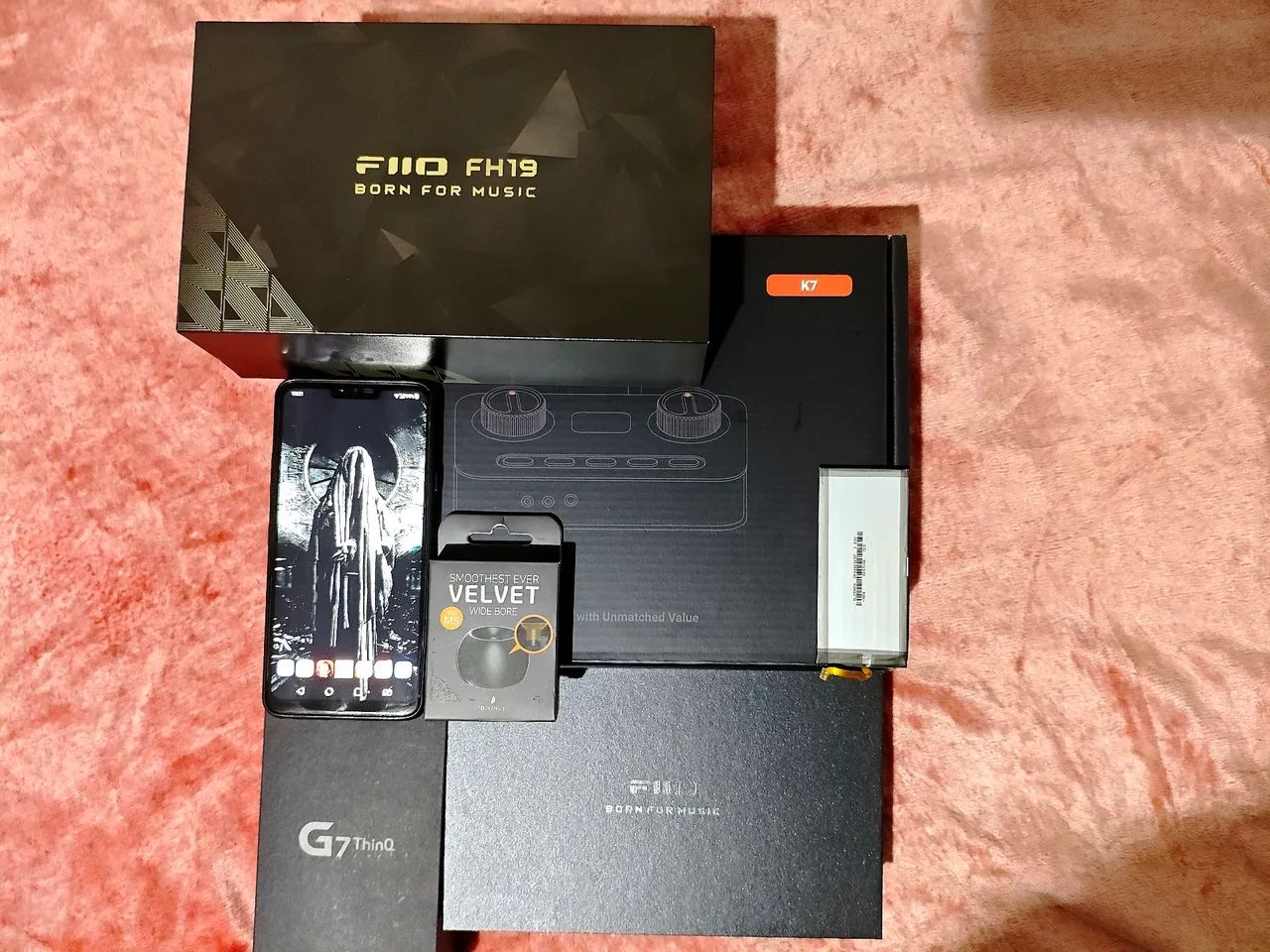 V12 ou Aful 7 ou Lg G7 = Ótimo !! Focal & Sennheiser & Moondrop & FiiO & Dunu & Kef & Jbl - Foto 4