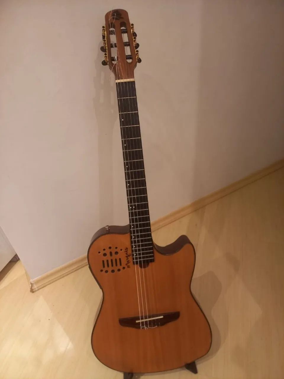 Violão Marquês VN - 162 elétrico maciço - Foto 2
