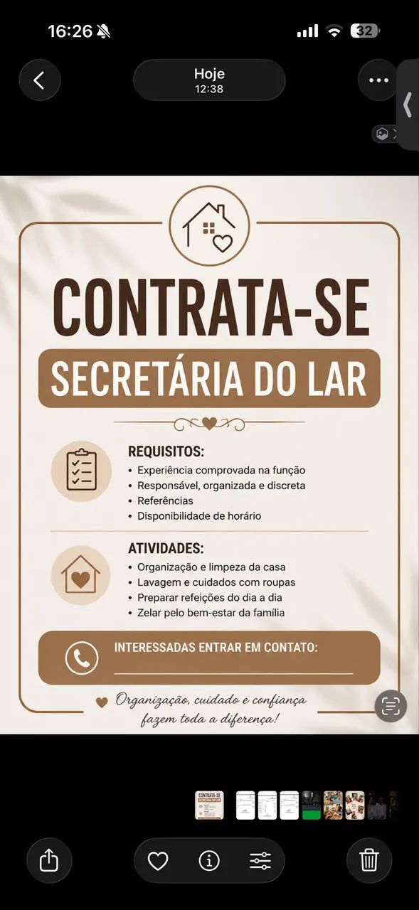 Ter mais de 30 anos! 